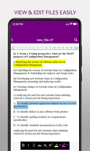 Run android online APK Rtf Viewer Doc RTF File Reader from MyAndroid or emulate Rtf Viewer Doc RTF File Reader using MyAndroid