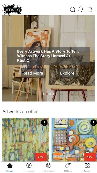 Run android online APK RtistiQ: Buy and Sell Original authentic Art from MyAndroid or emulate RtistiQ: Buy and Sell Original authentic Art using MyAndroid