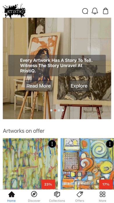 Emulate iPhone app RtistiQ: Buy, Sell & Bid Art using MyAndroid Emulate iPhone app RtistiQ: Buy, Sell & Bid Art using MyAndroid