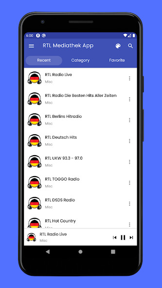 Run android online APK RTL Mediathek App Deutsch from MyAndroid or emulate RTL Mediathek App Deutsch using MyAndroid