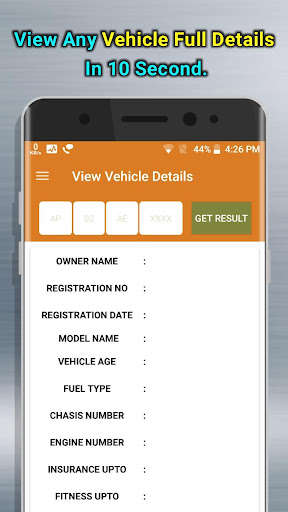 Emulate Android APK RTO View Vehicle Details - RTO vahan Information Emulate Android APK RTO View Vehicle Details - RTO vahan Information