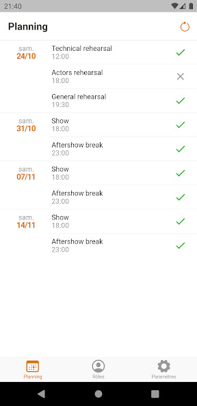 Run android online APK RT Planning from MyAndroid or emulate RT Planning using MyAndroid