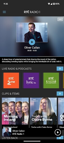 Emulate iPhone app RTÉ Radio Player using MyAndroid Emulate iPhone app RTÉ Radio Player using MyAndroid