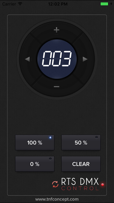 Emulate iPhone app RTS DMX Control using MyAndroid