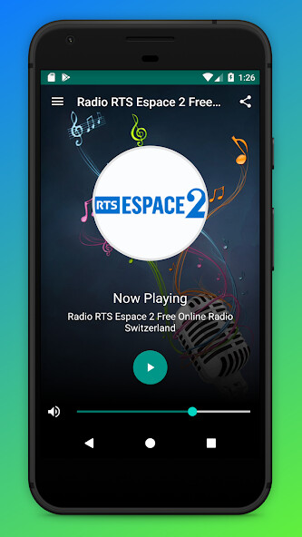 Run android online APK RTS Radio Espace 2 Schweiz App from MyAndroid or emulate RTS Radio Espace 2 Schweiz App using MyAndroid