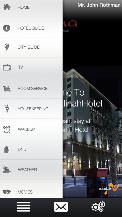 Emulate iPhone app Rua Al Madinah Hotel using MyAndroid