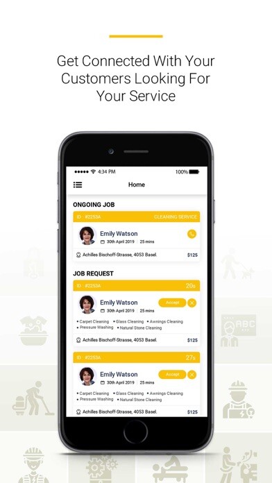 Emulate iPhone app RUBADUB Provider using MyAndroid