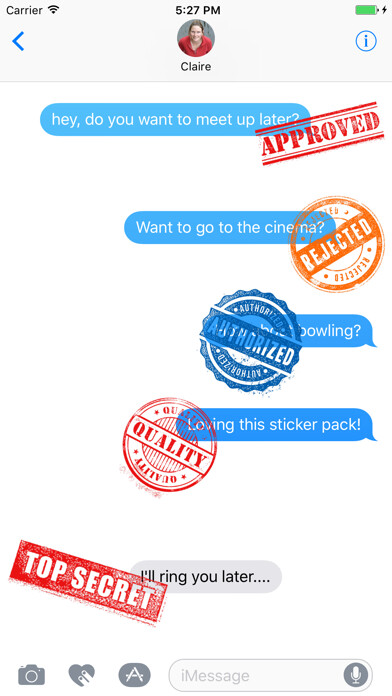 Emulate iPhone app Rubber Stamp Stickers using MyAndroid Emulate iPhone app Rubber Stamp Stickers using MyAndroid