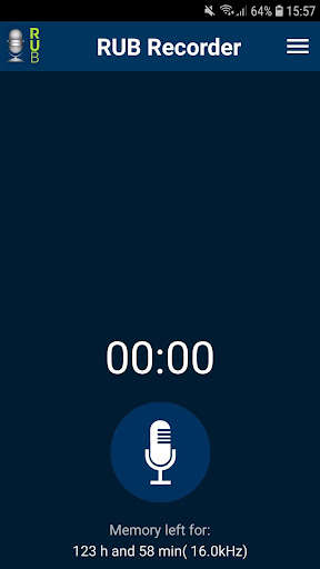 Run android online APK RUB Recorder from MyAndroid or emulate RUB Recorder using MyAndroid