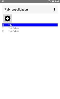 Emulate iPhone app Rubrics using MyAndroid Emulate iPhone app Rubrics using MyAndroid