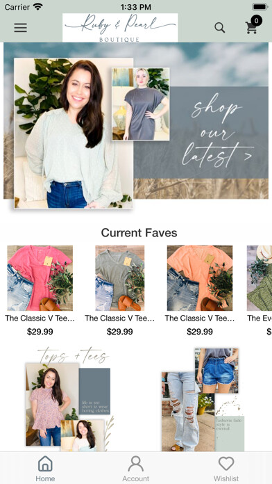 Emulate iPhone app Ruby & Pearl Boutique using MyAndroid Emulate iPhone app Ruby & Pearl Boutique using MyAndroid