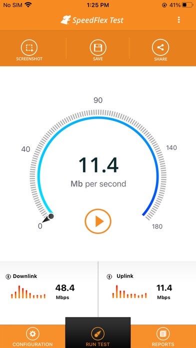 Emulate iPhone app Ruckus SpeedFlex using MyAndroid Emulate iPhone app Ruckus SpeedFlex using MyAndroid