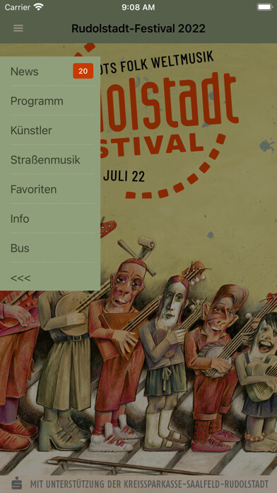 Emulate iPhone app Rudolstadt Festival using MyAndroid Emulate iPhone app Rudolstadt Festival using MyAndroid