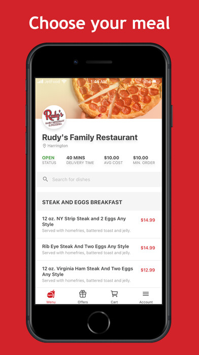 Emulate iPhone app Rudy’s Family Diner & Pizzeria using MyAndroid Emulate iPhone app Rudy’s Family Diner & Pizzeria using MyAndroid