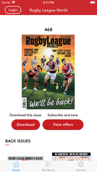 Emulate iPhone app Rugby League World using MyAndroid Emulate iPhone app Rugby League World using MyAndroid
