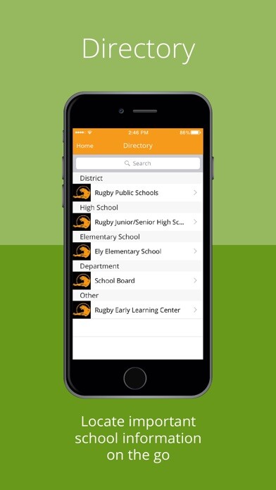 Emulate iPhone app Rugby Public Schools using MyAndroid Emulate iPhone app Rugby Public Schools using MyAndroid