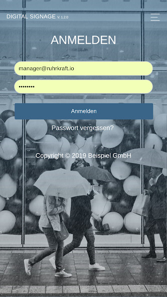 Run android online APK Ruhrkraft - Digital Signage Player from MyAndroid or emulate Ruhrkraft - Digital Signage Player using MyAndroid
