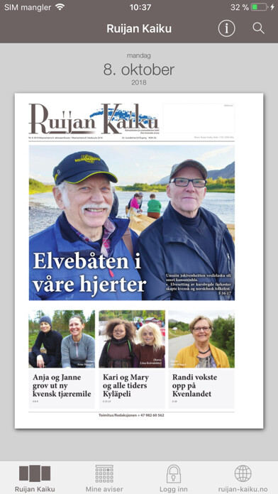Emulate iPhone app Ruijan Kaiku eAvis using MyAndroid Emulate iPhone app Ruijan Kaiku eAvis using MyAndroid