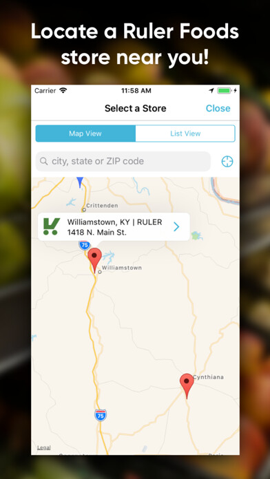 Emulate Android APK Ruler Foods
