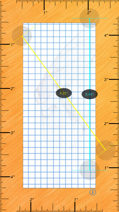 Emulate iPhone app Ruler for iPad and iPhone using MyAndroid