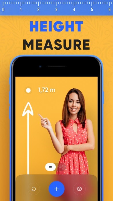 Emulate iPhone app Ruler & measuring tape AR app using MyAndroid