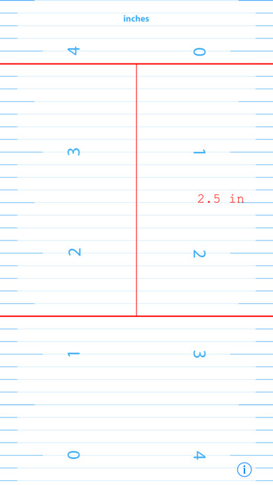 Emulate iPhone app Ruler Professional using MyAndroid