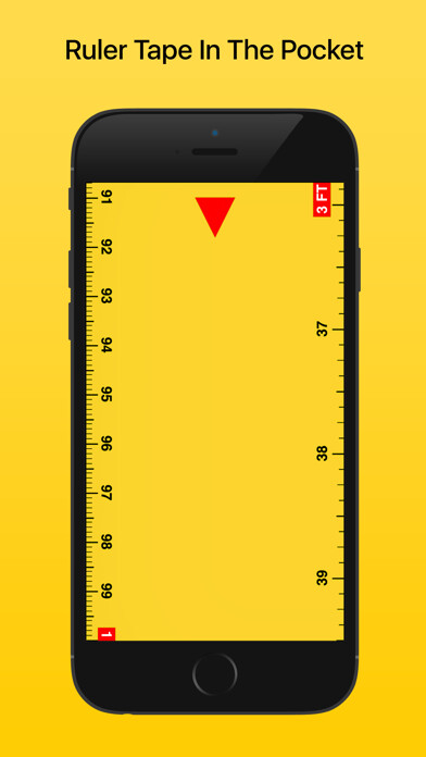 Emulate iPhone app Ruler Tape 17 lite using MyAndroid