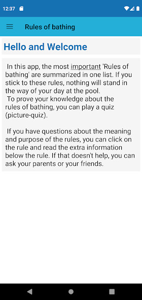 Run android online APK Rules of bathing from MyAndroid or emulate Rules of bathing using MyAndroid Run android online APK Rules of bathing from MyAndroid or emulate Rules of bathing using MyAndroid