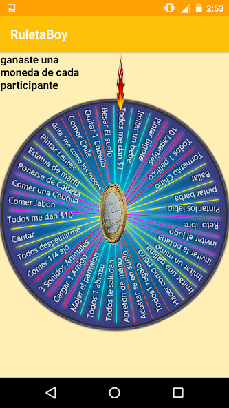 Run android online APK Ruleta de retos from MyAndroid or emulate Ruleta de retos using MyAndroid