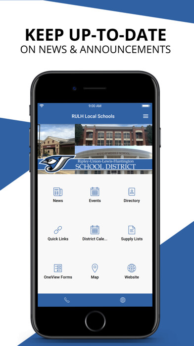 Emulate iPhone app RULH Local School District using MyAndroid Emulate iPhone app RULH Local School District using MyAndroid