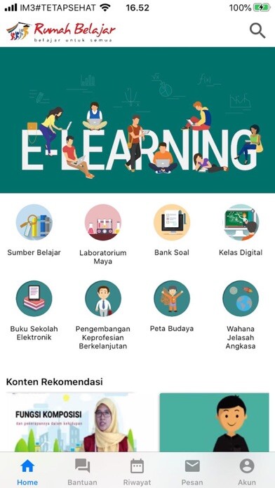 Emulate iPhone app Rumah Belajar using MyAndroid Emulate iPhone app Rumah Belajar using MyAndroid