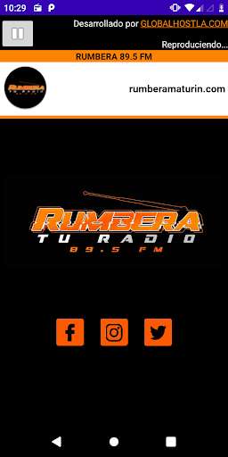 Run android online APK RUMBERA 89.5 FM from MyAndroid or emulate RUMBERA 89.5 FM using MyAndroid