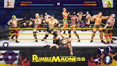 Emulate iPhone app Rumble Wrestling Fighting 2022 using MyAndroid