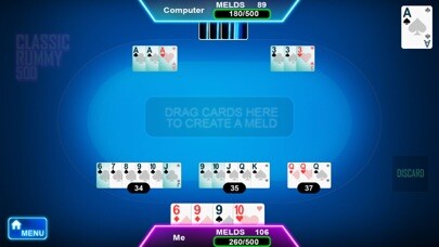 Emulate iPhone app Rummy 500 Card Game using MyAndroid Emulate iPhone app Rummy 500 Card Game using MyAndroid