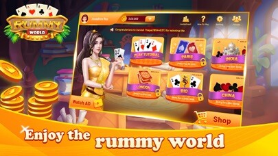 Emulate iPhone app Rummy World Classic using MyAndroid