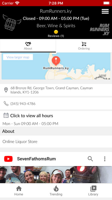 Emulate iPhone app RumRunners.ky using MyAndroid Emulate iPhone app RumRunners.ky using MyAndroid