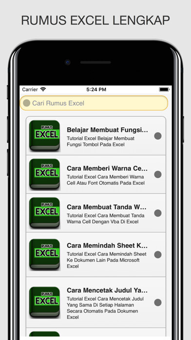 Emulate iPhone app Rumus Excel using MyAndroid Emulate iPhone app Rumus Excel using MyAndroid