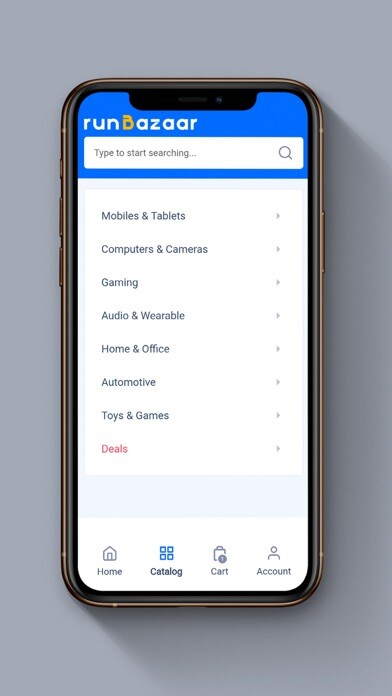 Emulate iPhone app RunBazaar using MyAndroid