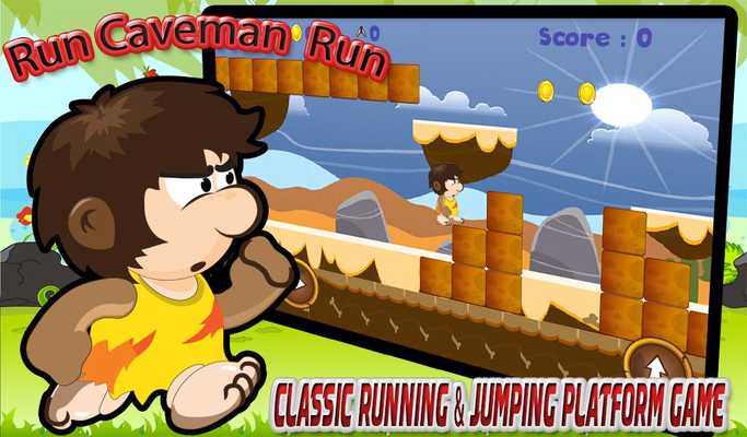 Emulate Android APK run Caveman run