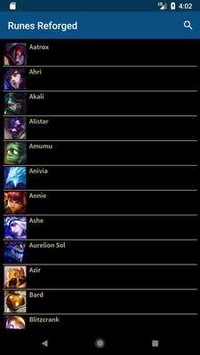 Emulate Android APK Runes Reforged