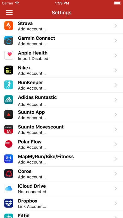 Emulate iPhone app RunGap - Workout Data Manager using MyAndroid Emulate iPhone app RunGap - Workout Data Manager using MyAndroid