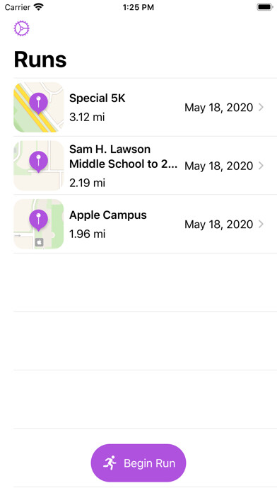 Emulate iPhone app Run Mapper using MyAndroid