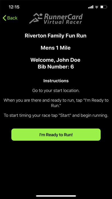 Emulate iPhone app RunnerCard Virtual Racer using MyAndroid Emulate iPhone app RunnerCard Virtual Racer using MyAndroid