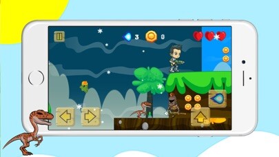 Emulate iPhone app Running Dinosaur Adventure Game using MyAndroid