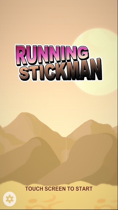 Emulate iPhone app Running Stickman: Desert Trip using MyAndroid