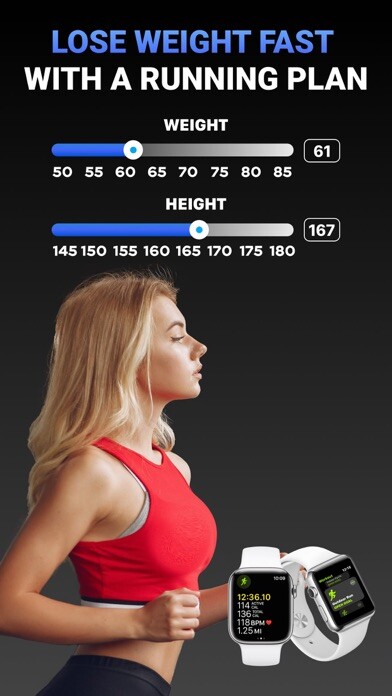 Emulate iPhone app Running Tracker & Weight Loss using MyAndroid