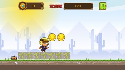 Emulate iPhone app Run Ninja Run : Pro using MyAndroid