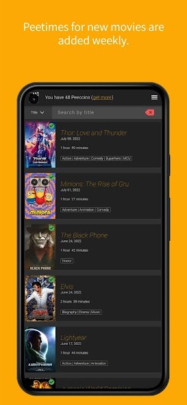 Emulate iPhone app RunPee using MyAndroid Emulate iPhone app RunPee using MyAndroid