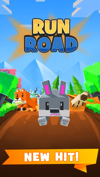 Emulate iPhone app Run Road: Racing Block Star 3D using MyAndroid