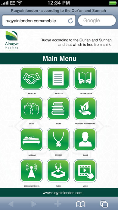 Emulate iPhone app Ruqya Healing Guide using MyAndroid Emulate iPhone app Ruqya Healing Guide using MyAndroid
